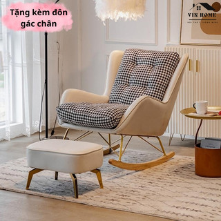 Ghế Sofa Thư Giãn Bập Bênh, Ghế Thư Giãn, Ghế Lười Đọc Sách Hàng Nhập Khẩu - Nội Thất Nhập Khẩu