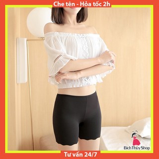 Quần Su Lót Trong Gợn Sóng Quần Mặc Trong Váy Màu Đen BTGSB