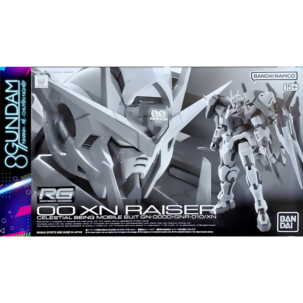 [CÓ SẴN] Mô Hình Lắp Ráp Gundam RG XN Raiser (tặng kèm base)