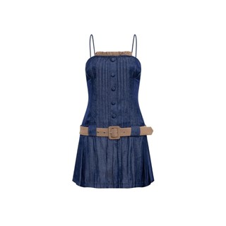 Eva dress - đầm hai dây thiết kế thắt kèm belt