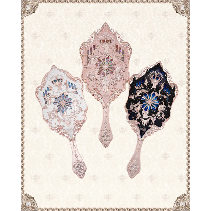 SẴN Gương cầm tay bộ sưu tập thiên thần Flower Knows Little Angel Series Flowerknows Hand Mirror siê