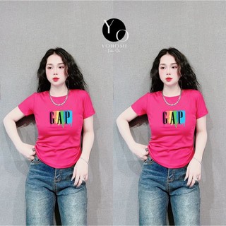 Áo thun thái nữ ôm body cổ tròn chất thun cotton thái mịn, mát, co dãn tốt, nhiều màu bao đẹp YOHOMI mã GAP dưới 53kg