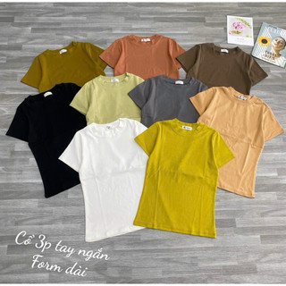 Áo thun tay ngắn cổ tròn