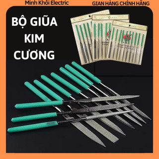 Bộ dũa mài kim cương 10 chi tiết,vỉ dũa kim cương,bộ dũa hợp kim,bộ giũa mài,bộ mài giũa,bộ dũa cạnh hợp kim,bộ giũa kim