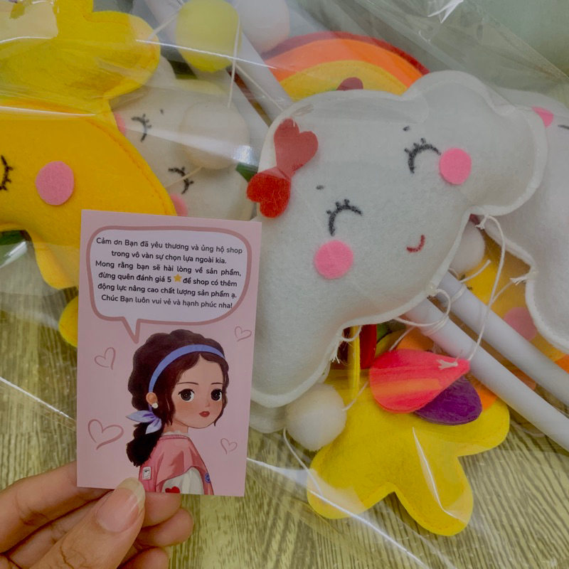 Thiệp cảm ơn (quà tặng không bán)