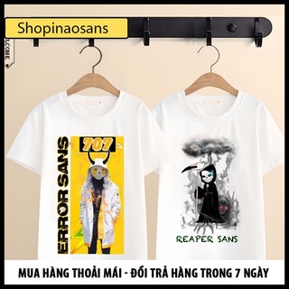 Áo thun tam sans error 404 | error sans 505 | sans 606 707 reapers đại chiến đủ size cho bé