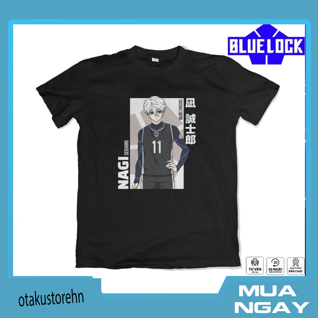 Áo Thun Seishiro Nagi Anime Blue Lock 1401  cực chất giá rẻ siêu HOT