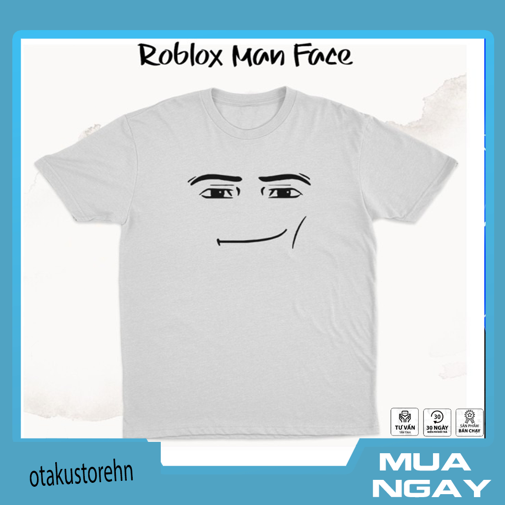 Áo Thun Game Roblox Man Face K0069 cực chất giá rẻ siêu HOT