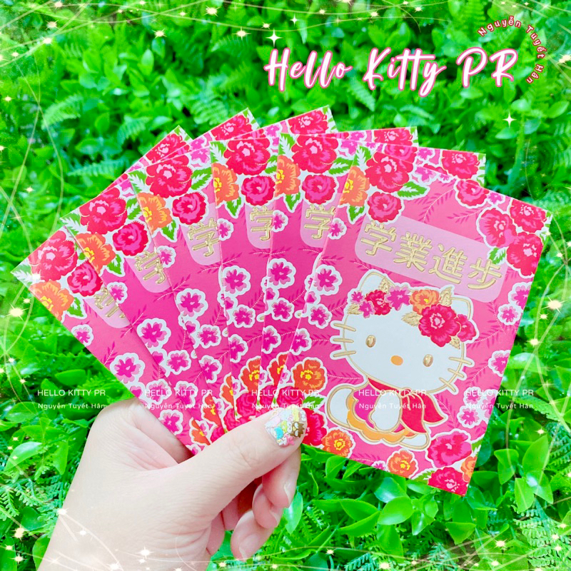 Set 6 bao lì xì Hello Kitty