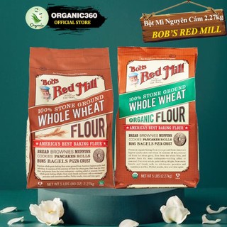 Bột mì nguyên cám bob's red mill whole wheat flour bột làm bánh 2.27kg