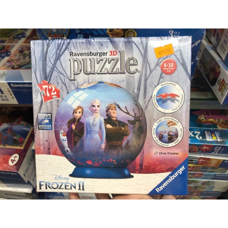 Xếp hình Puzzle Frozen 2 3D 72 mảnh Ravensburger 111428||Disney license