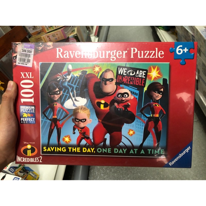 Bộ Xếp Hình Ravensburger Puzzle Incredibles 2 RV107162 (100 Mảnh Ghép)