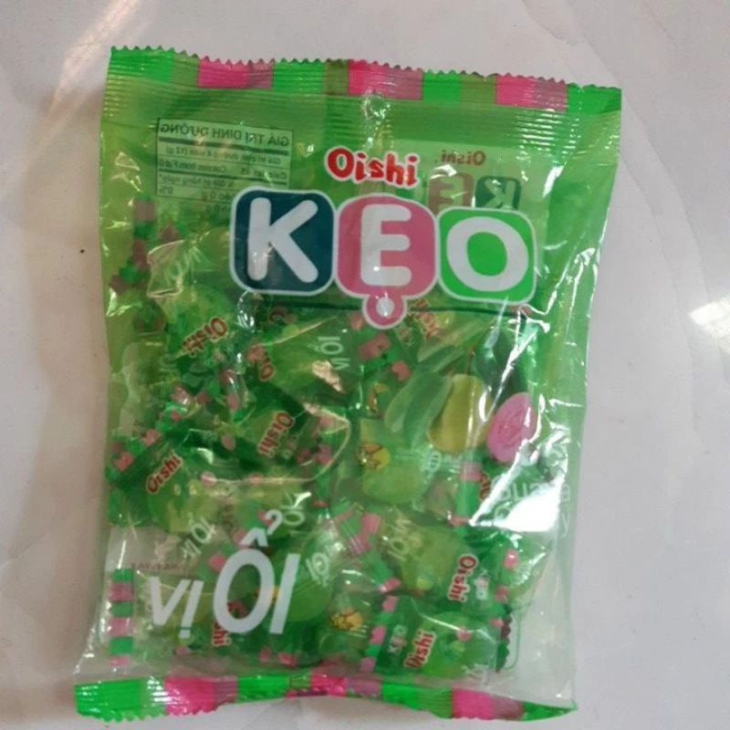 Combo 2 bịch Oishi kẹo vị ổi - vị me - vị bạc hà túi 85g