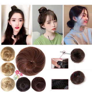 [XẢ HÀNG SALE MẠNH] BÚI TRÒN TÓC GIẢ HÀNG TƠ CAO CẤP