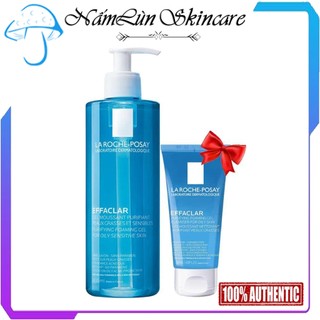 Sữa Rửa Mặt La Roche Posay Cho Da Dầu Mụn Nhạy Cảm, Srm Gel La roche Posa Purifying Foaming 400ml