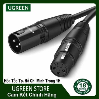 Dây nối dài mic xlr canon ugreen av130 - hifi audio dài từ 1m - 15m chính hãng