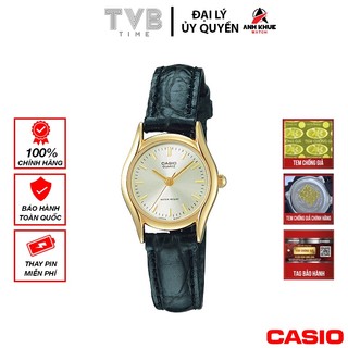 Đồng hồ nữ dây da Casio chính hãng LTP-1094Q-7ARDF (23mm)