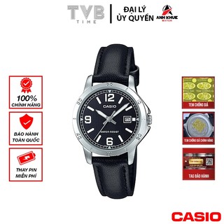 Đồng hồ nữ dây da Casio chính hãng LTP-V004L-1BUDF (30mm)