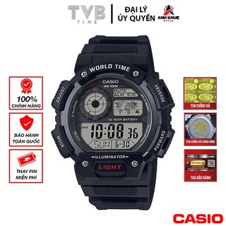 Đồng hồ nam dây nhựa Casio chính hãng AE-1400WH-1AVDF (51mm)