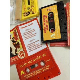 3 băng cassette Nhạc Xuân chất lượng cao