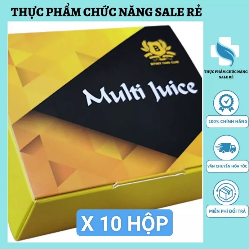 Combo 10 hộp Trà Multi Juice(vị mới) Của Malaysia Cân Bằng Chức Năng Sinh Lý Nam Nữ
