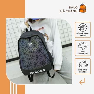 Balo nam nữ, phản quang 3d 7 màu cao cấp chống nước hàn quốc da bóng hót