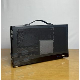 [PCNGON] Vỏ case máy tính Mini ITX Shiny Snake S400 - Đen (Type C, Riser 4.0)