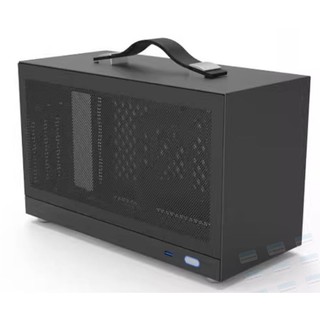[PCNGON] Vỏ case máy tính Mini ITX Shiny Snake S400 - Đen (Type C, Riser 4.0)