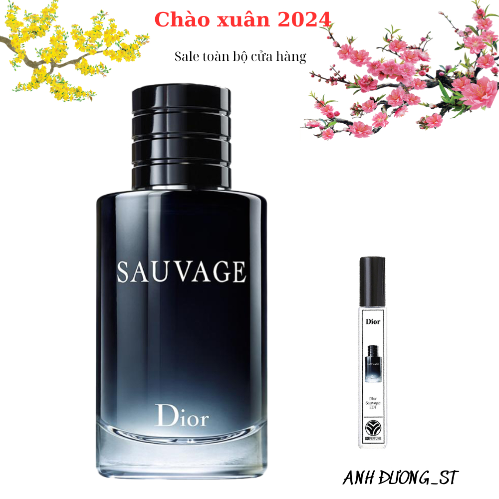 Nước Hoa 𝐃𝐈𝐎𝐑 Sauvage EDP, nước hoa nam - Mùi thơm cực kỳ nam tính, sang trọng 95 thơm