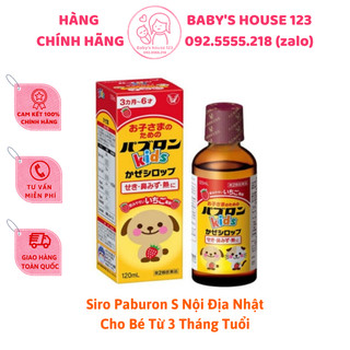 Siro Paburon S Nhật Bản (Siro chó mèo) cho bé 120ml