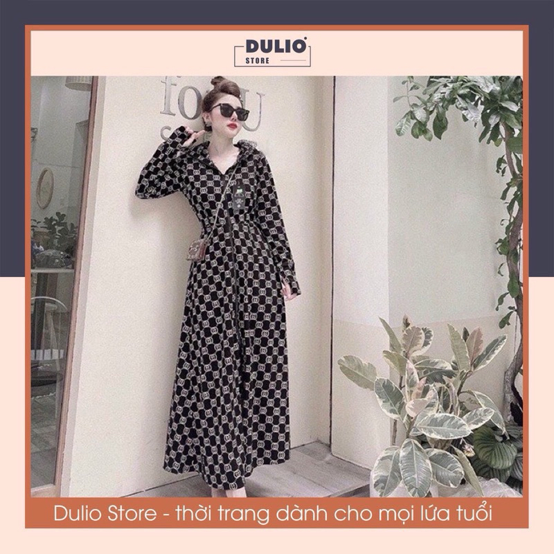 Áo chống nắng nữ toàn thân cao cấp dáng dài chùm, chất UMI lạnh dày dặn siêu thoáng mát co giãn chống tia UV