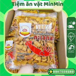 Bánh snack bim bim mực thái lan talaethong gói lớn 220g