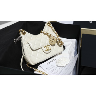 Túi Cha.nel Hobo spsl size 19cm 2 màu da nhám fullbox 2 lớp