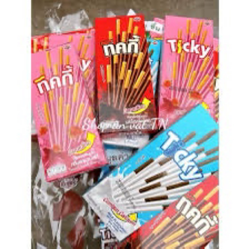 Bánh que Ticky Thái 3màu
