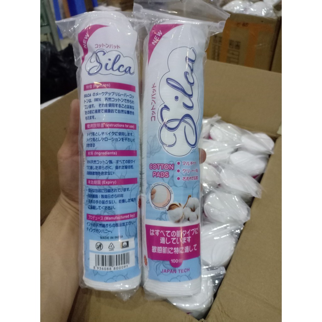 Bông Tẩy Trang Silca Nhật Bản Cotton Pads