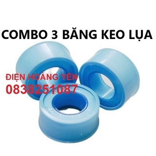 Combo 3 cuồn băng keo lụa ( băng tan ) loại dày