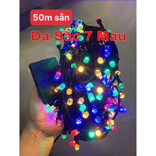 đèn nháy  kim  cương 50m đa sắc 7màu