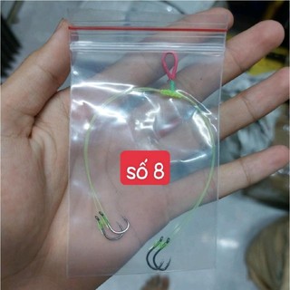 10 chùm nho 4 lưỡi câu cá đủ size
