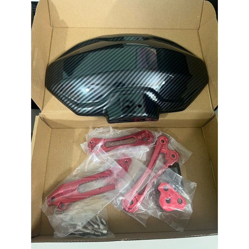 Dè chắn bùn vân carbon lắp xe điện [ hàng đẹp]