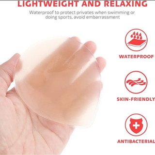 [Hàng mới về] Miếng dán che rãnh vùng kín khi mặc bikini, quần bó chống lộ hàng tự dính có thể tái sử dụng