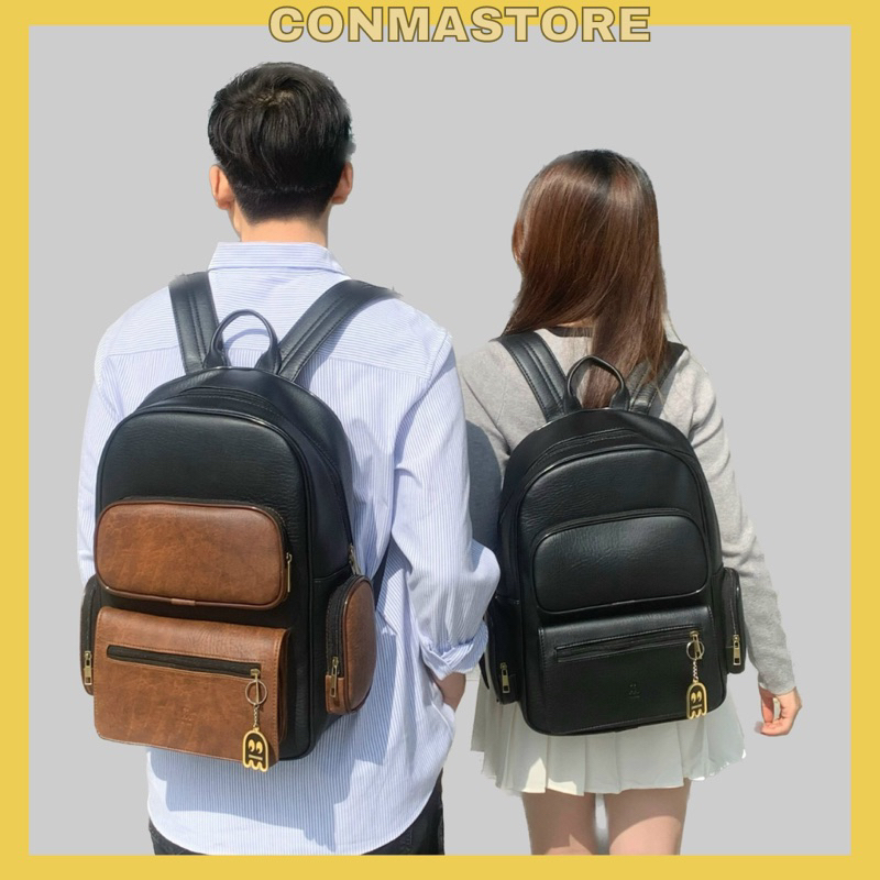 Balo da URAN thời trang phiên bản 9 ngăn 2 túi hộp 🧸HÀNG CÓ SẴN 🎏🍀