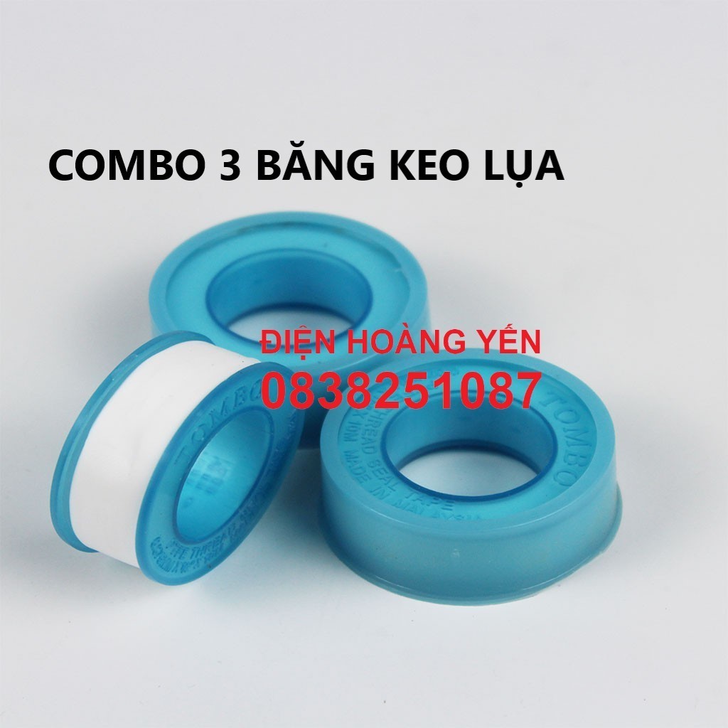 Combo 3 cuồn băng keo lụa ( băng tan ) loại dày