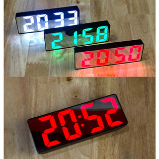 Đồng hồ led 3D để bàn thông minh, đồng hồ báo thức điện tử decor Smart Clock