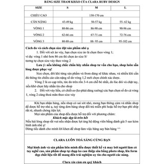Set Libe Tuyết Nhung cao cấp- CLARA RUBY DESIGN