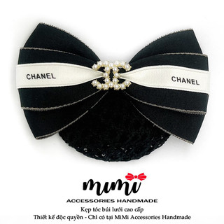🎀 MiMi Kẹp búi lưới cao cấp 🎀 Kẹp tóc thời trang nữ gắn đá sang trọng
