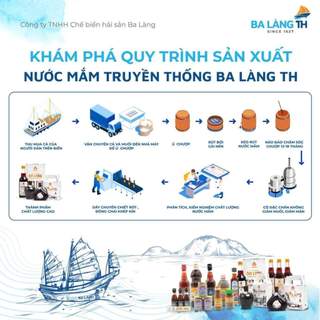 Nước Mắm Chắt Sành Ba Làng TH 400 Năm Truyền Thống Chai Thủy Tinh 500ml