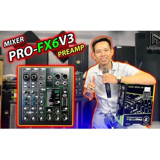 Mixer mackie pro fx6v3 chính hãng chất lượng tốt