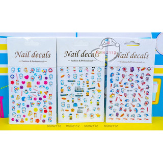Sticker nail dán móng Doraemon Doremon
