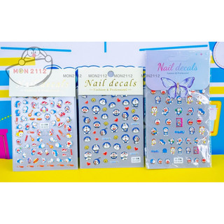 Sticker nail dán móng Doraemon Doremon