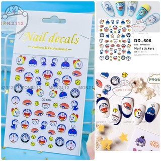 Sticker nail dán móng Doraemon Doremon